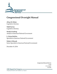 Congressional Oversight Manual