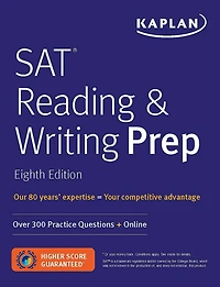 SAT Reading & Writing Prep: Over 300 Practice Questions + Online