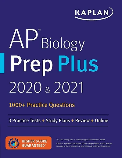 AP Biology Prep Plus 2020 & 2021: 3 Practice Tests + Study Plans + Review + Online