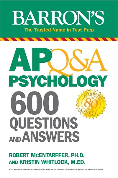 AP Q&A Psychology: 600 Questions and Answers
