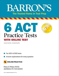 6 ACT Practice Tests with Online Test