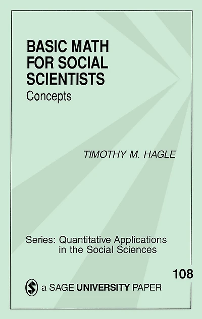 Basic Math for Social Scientists: Concepts
