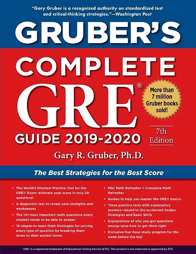 Gruber's Complete GRE Guide 2019-2020
