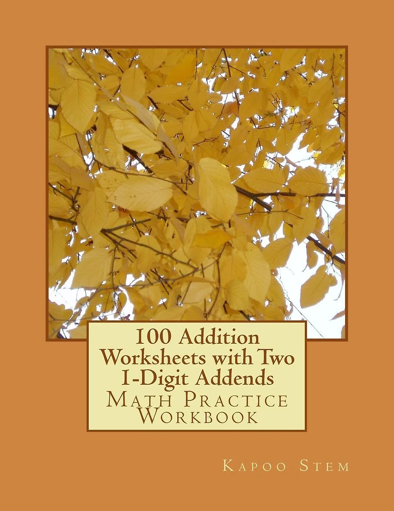 Addition Worksheets with Two -Digit Addends: Math Practice Workbook