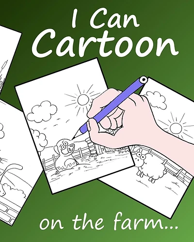 I Can Cartoon: on the farm