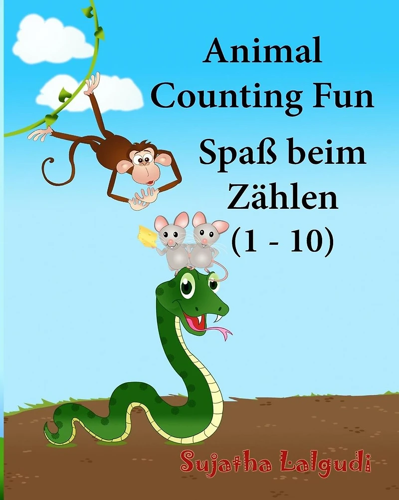 German baby book: Animal Counting Fun. Z�hlen: Childrens German book. Children's Picture Book English-German (Bilingual Edition). German picture book. Baby book in German. Bilingual German children's book
