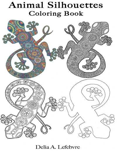 Animal Silhouettes: A Coloring Book for All Ages
