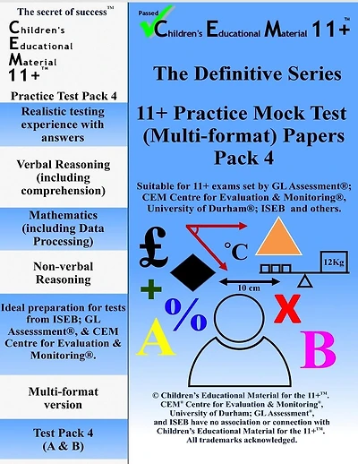 11+ Practice Mock Pack 4