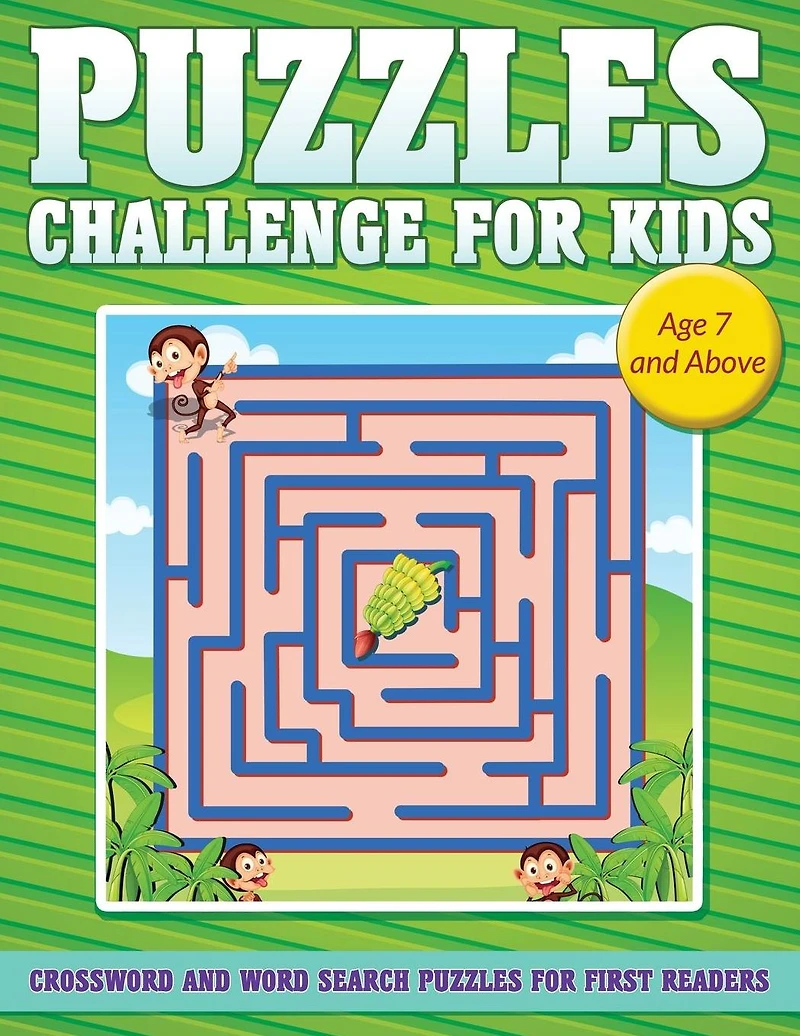 Puzzle Challenge for Kids: Crossword and Word Search Puzzles