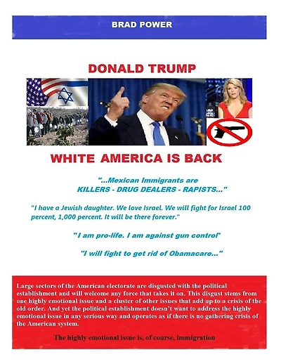 Donald Trump: Old America is Back