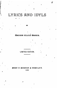 Lyrics and Idyls
