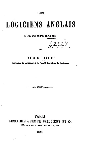 Les logiciens anglais contemporains