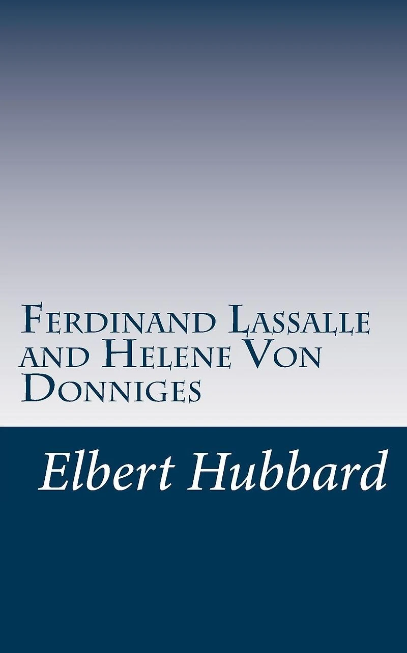 Ferdinand Lassalle and Helene Von Donniges