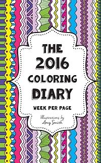 The 2016 Coloring Diary - Week per page