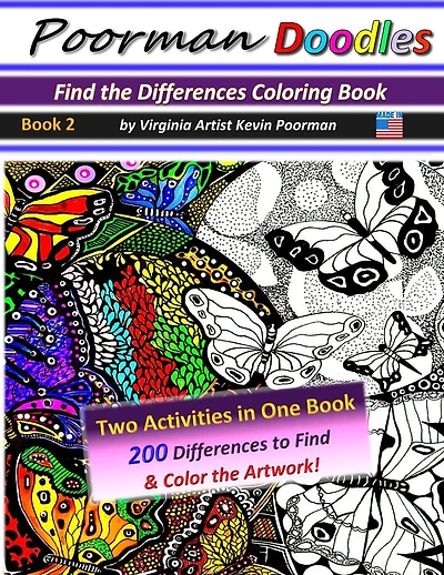 Poorman Doodles: Find the Differences and Color