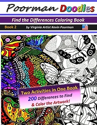 Poorman Doodles: Find the Differences and Color