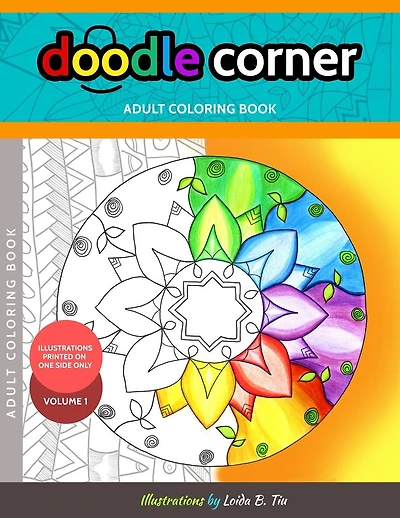 Doodle Corner Adult Coloring Book, Volume 1