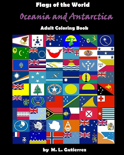 Flags of the World Series (Americas), adult coloring book