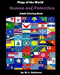 Flags of the World Series (Americas), adult coloring book