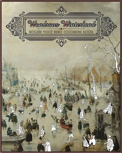 Wondrous Winterland: Adult Colouring Book