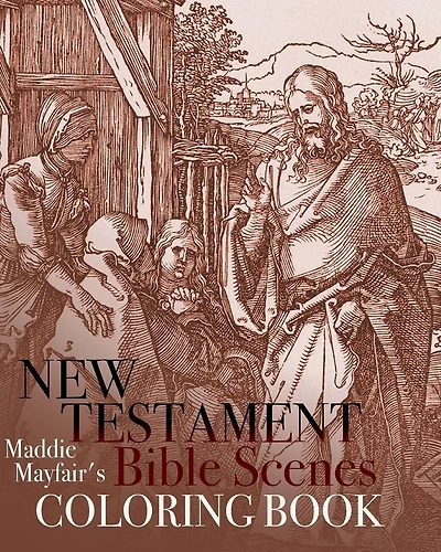 New Testament Bible Scenes Coloring Book