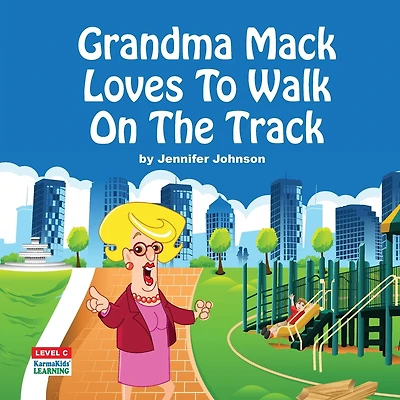 Grandma Mack Loves To Walk On The Track
