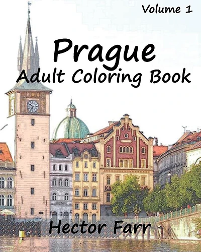 Prague: Adult Coloring Book