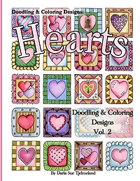 Doodling & Coloring Designs: Hearts