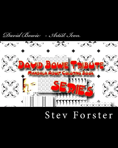 David Bowie Tribute - Mandala Adult Coloring Book Series