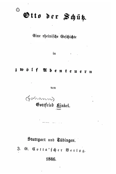 Otto der Schï¿½tz, eine rheinische Geschichte in zwï¿½lf Abenteuern