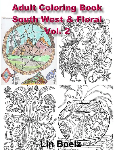 Adult Coloring book South West/Floral