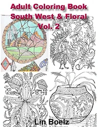 Adult Coloring book South West/Floral