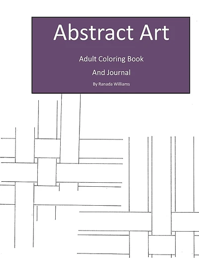 Abstract Art: Adult Coloring Book