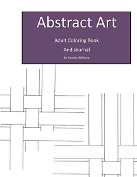 Abstract Art: Adult Coloring Book