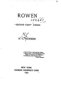 Rowen, Second crop songs