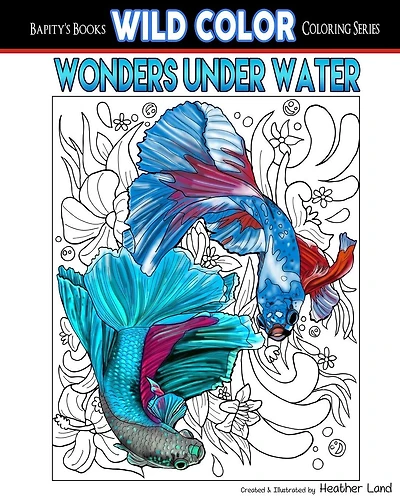 Wonders Under Water: Adult Coloring Book