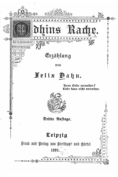 Odhins Rache, Erzählung