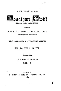 The Works of Jonathan Swift - Vol. IX