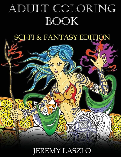 Adult Coloring Book: Sci-Fi and Fantasy Edition