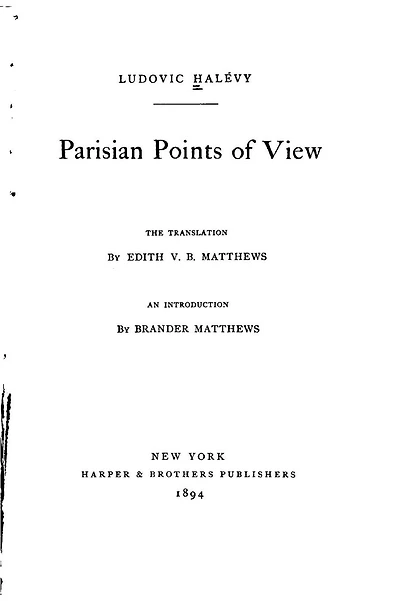 Parisian points of view
