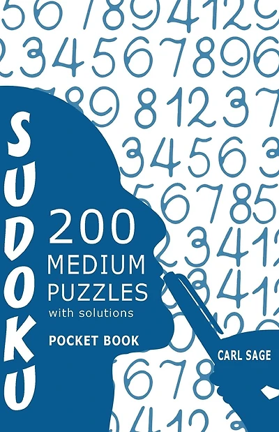 Sudoku 200 Medium Puzzles With Solutions: Sudoku Sage Pocket Size Book