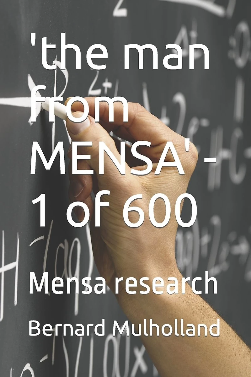 'the man from MENSA' - 1 of 600: Mensa research