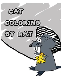 Cat coloring by rat: Creative Cat coloring book