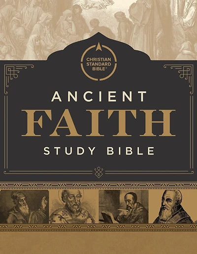 CSB Ancient Faith Study Bible, Brown Cloth Over Board