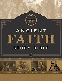 CSB Ancient Faith Study Bible, Brown Cloth Over Board