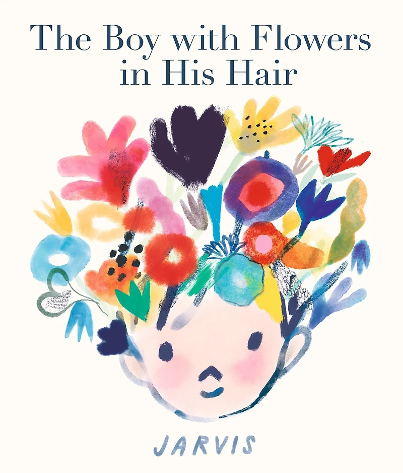 The Boy with Flowers His Hair