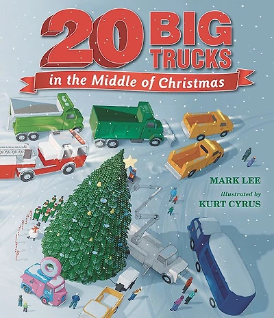 Twenty Big Trucks the Middle of Christmas