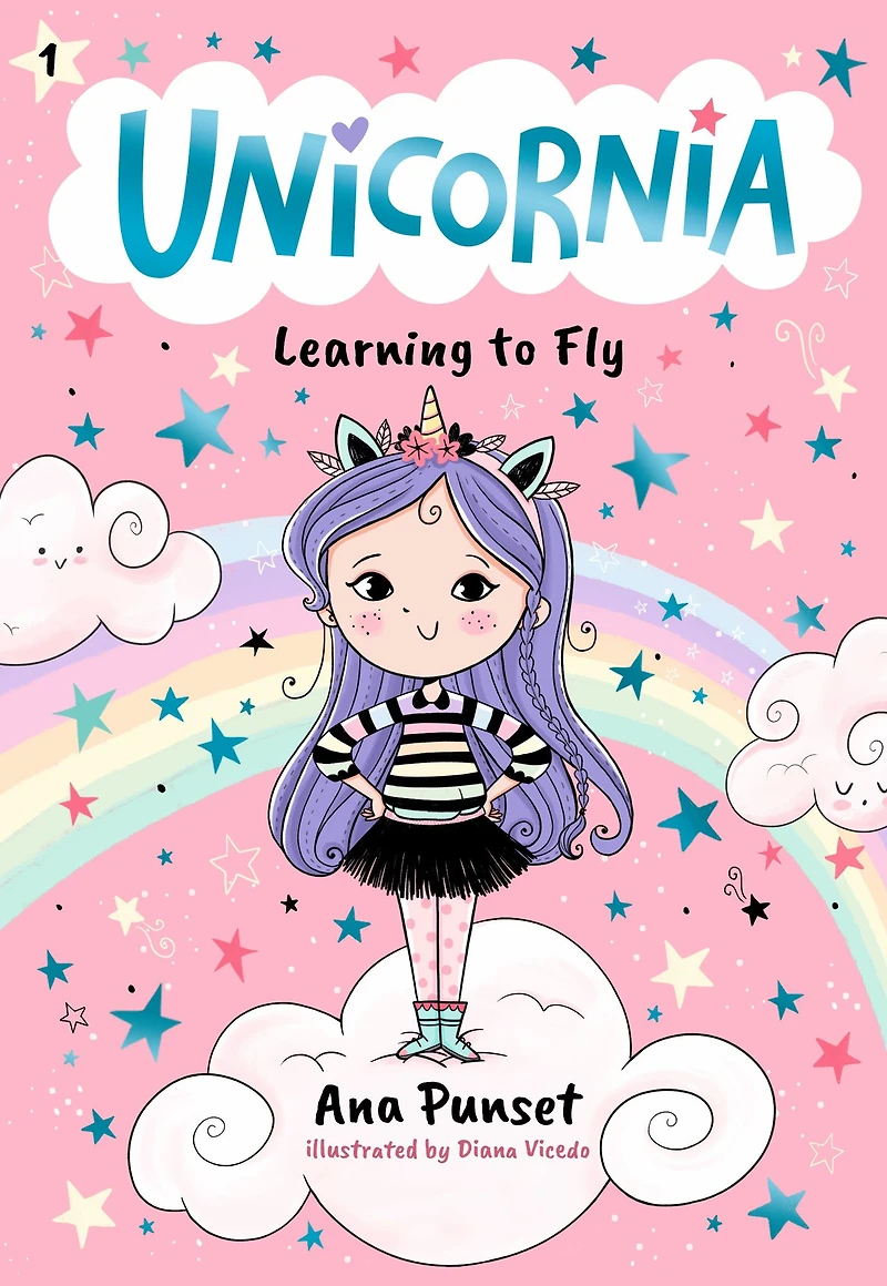 Unicornia: Learning to Fly: (A Magical Chapter Book for Kids Ages 5-7 about Friendship, Courage, and Something New)