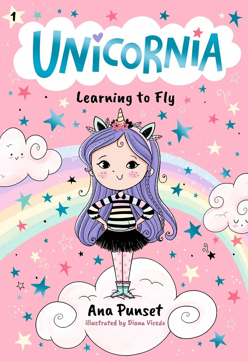 Unicornia: Learning to Fly: (A Magical Chapter Book for Kids Ages 5-7 about Friendship, Courage, and Something New)
