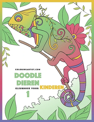 Doodle Dieren Kleurboek voor Kinderen